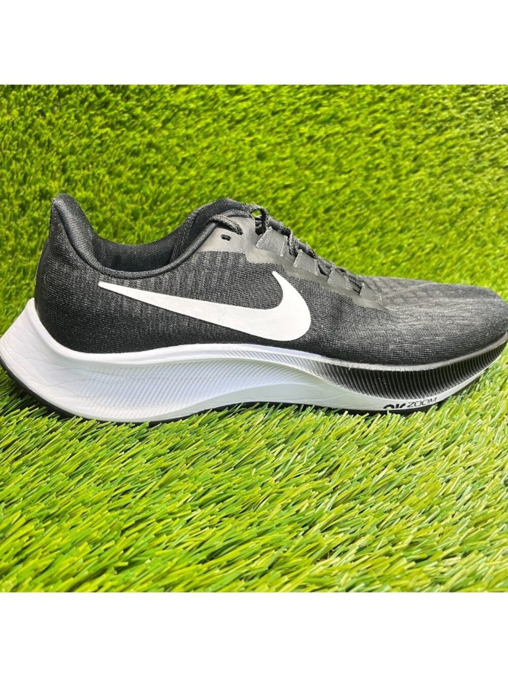 Nike Air Zoom Pegasus 37 Womens Size 8.5 Black Athletic Running Shoes Sneakers